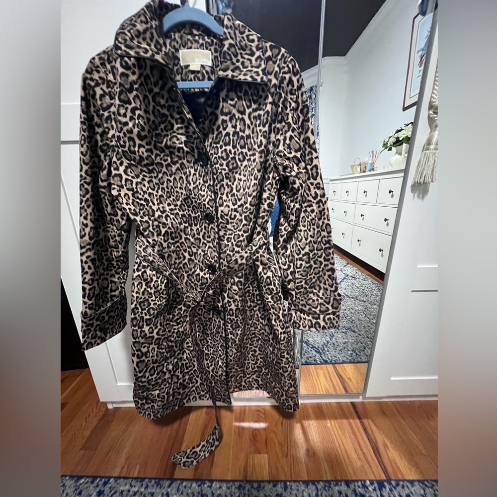 Leopard Print Women's Coat Michael Kors - Picture 3 of 3